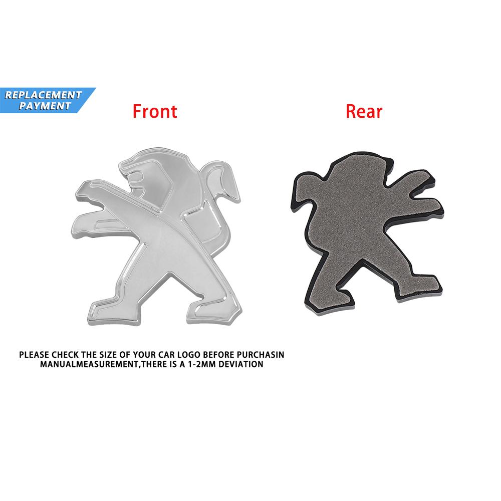 1Set Car Steering Wheel Stickers Badge Decoration Auto Accessories For Peugeot 308 206 207 208 508 2008 407 3008 306 408 508L