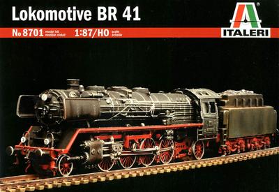 Italeri 1/87 Немецкий паровоз BR41 Пластиковая модель IT8701