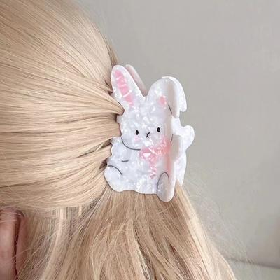 Нежный мультфильм Маленький Кролик Акула Заколка Милый Кролик Волос Коготь Для Женщин Девочек Милая Заколка Для Волос Аксессуары Для Волос Подарки