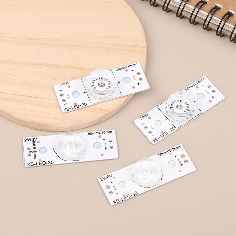 10 шт. 3 В 6 В 2 Вт лампы с оптическим фильтром Len для телевизора 24-108 дюймов универсальная светодиодная подсветка полосы телевизора ремонт простое обслуживание