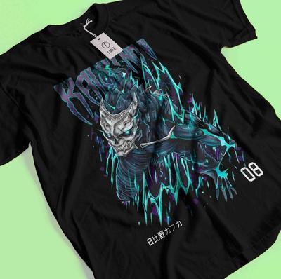 Футболка Kaiju No 8 Футболка Кафка Хибино Футболка Мина Аширо Футболка Ген Наруми Футболка Соширо