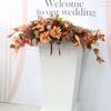 Luxury Business Podium Stand with Artificial Flower Decoration: Perfect for Speeches or Kindergarten Events