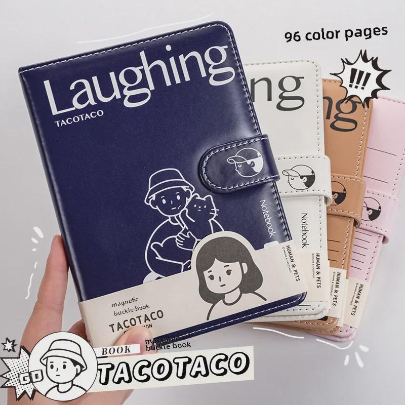Магнитный блокнот Maihe Tacotaco Retro с цветными страницами — простой и стильный дизайн для студентов