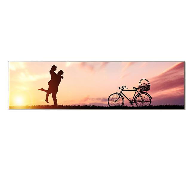 Природный пейзаж, холст, картина, пляж, закат, мост, постеры и принты, настенные художественные картины для гостиной, домашний декор, без рамки