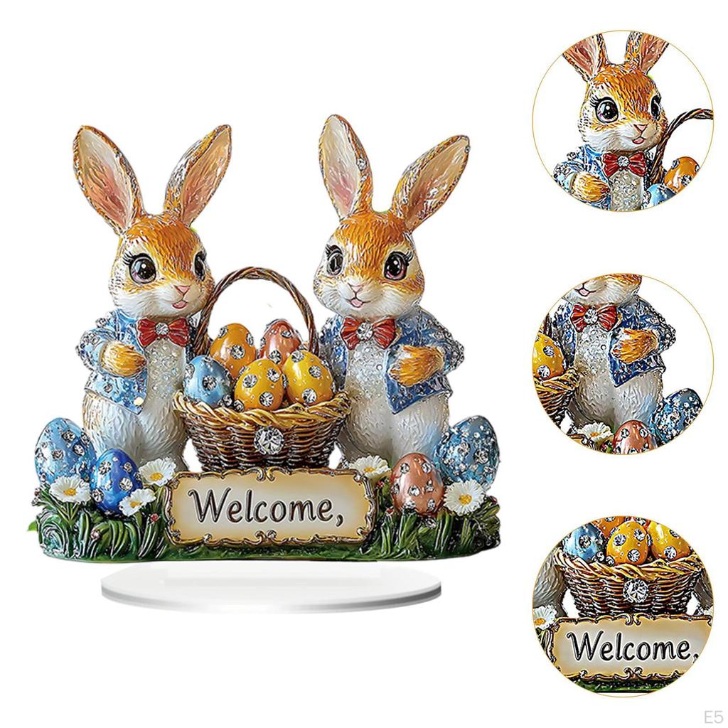 Украшение стола, центральное украшение, пасхальное украшение, коллекционная домашняя обстановка, демонстрация животных для праздника