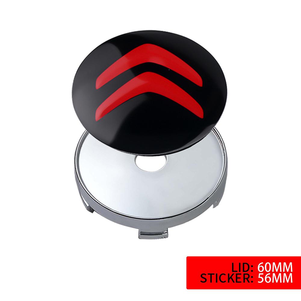 Наклейки на центральные колпачки колес автомобиля 56/60 мм Аксессуары для декора ступиц колес Автомобильные Для Citroen C4 Picasso Xsara C5 C1 C2 C3 Saxo