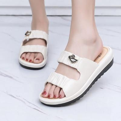 Женская мода милые босоножки с открытым носком бежевые с перфорацией sandalias femininas леди классические черные противоскользящие туфли ab530