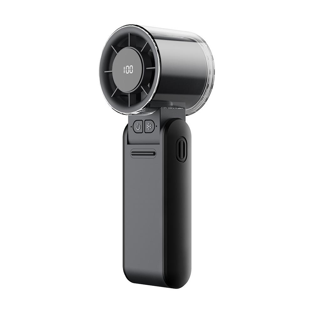 Portable High-Speed Mini Handheld Fan with Ice Pack and Foldable Design