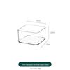 Transparent Mirrored Cabinet Drawer: Slim Storage Box for Cosmetics, Lipstick, Toiletries, Stationery, and Brushes with Lid