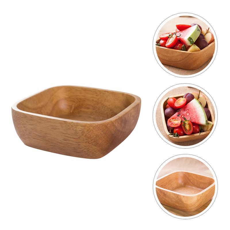 Kitchen Chic Wood Bowl Fine Beau Sold Dish Rack Dish Plate Deser Plate | Bowls