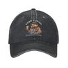 Vintage Bobr Kurwa Baseball Cap for Unisex Women Distressed Denim Snapback Cap Bober Outdoor Activities Adjustable Caps Hat
