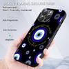 Blue Evil Eye Popular pattern Phone Case For iPhone 17 16 15 14 13 12 11 Plus Pro Max  High-end Luxury Magsafe Sheepskin