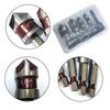 Быстрорежущая сталь 5PC шестигранный хвостовик британский пятигранный красный фаскосниматель 1/4-3/4 зенковочное сверло инструмент для снятия заусенцев и раскрытия отверстий