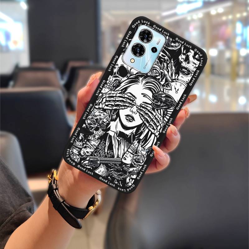 Прочный пыленепроницаемый чехол для телефона ZTE Blade V40 Pro Мягкий чехол Граффити Ударопрочный Модный дизайн Защитный Водонепроницаемый