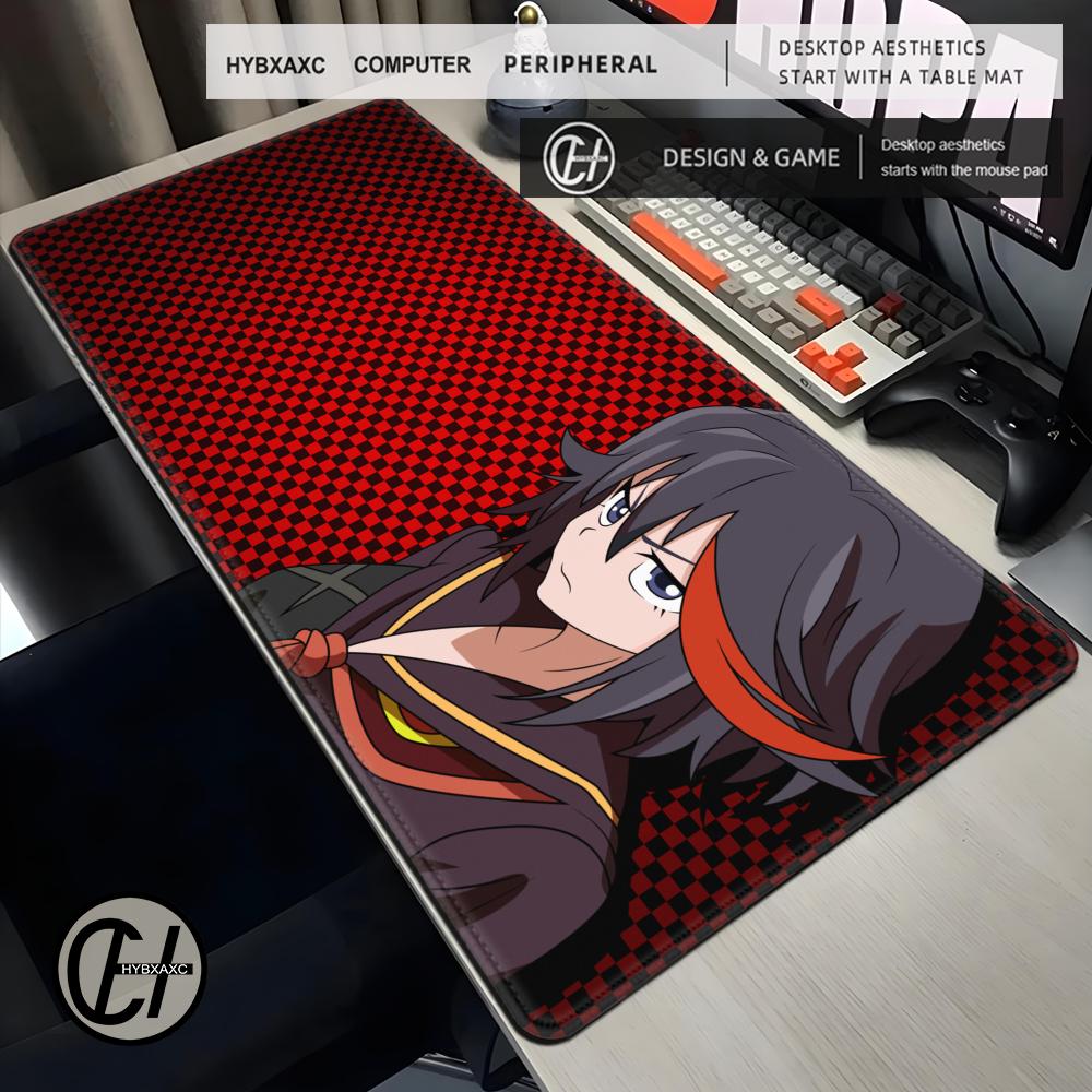 Anime Kill La Kill Desk Mouse Pad Cute Matoi Ryuuko Hd Desk Pad Hybxaxc Extended Gaming Keyboard Mats Large Xxl Gamer Mousepad