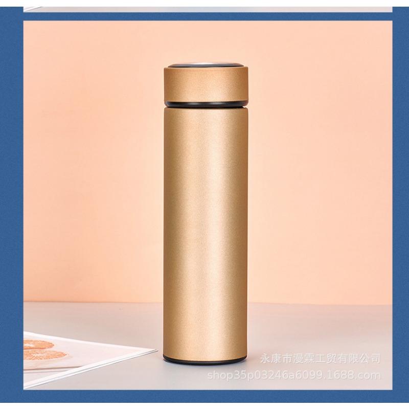 Нержавеющая сталь Бизнес Прямое окрашенное стекло для воды Нержавеющая сталь 304 Вакуумная колба Подарочная чашка