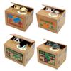 Automated Panda Cat Steal Coin Bank Hot Sale Money Saving Box Piggy Banks Cute Kids Gift Electronic Money Boxes Home Decor