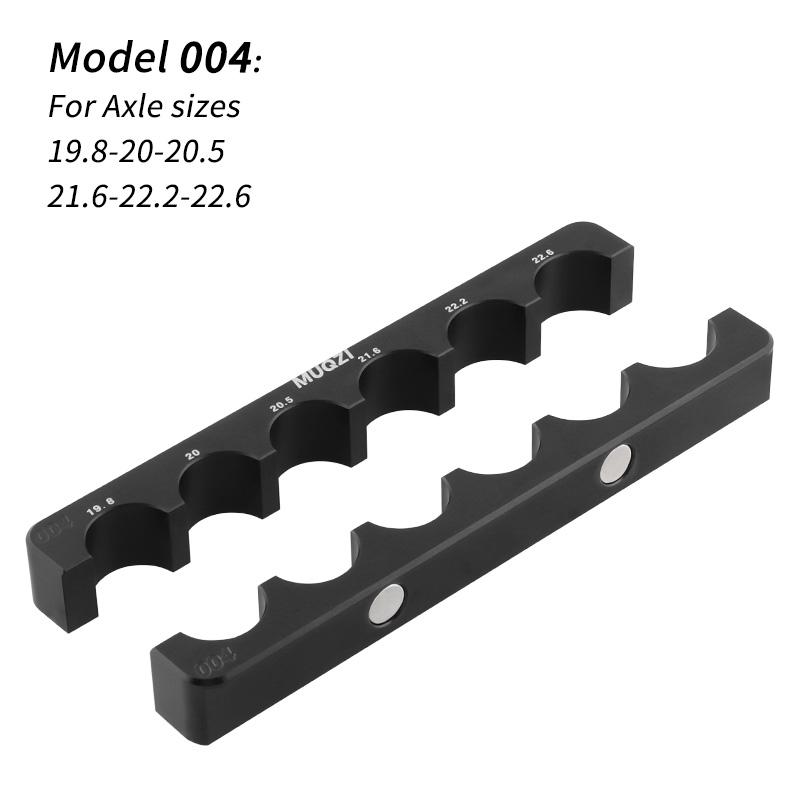 MUQZI Universal Aluminum Magnetic Vice Jaw Clamp 5–45mm Bike Table Vise Jaw Protective Insert