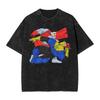Men Tshirt Invincibles Viltrum Empire Logo Minimalist Print Washed T Shirts Harajuku Summer Tees Pattern Casual Clothes