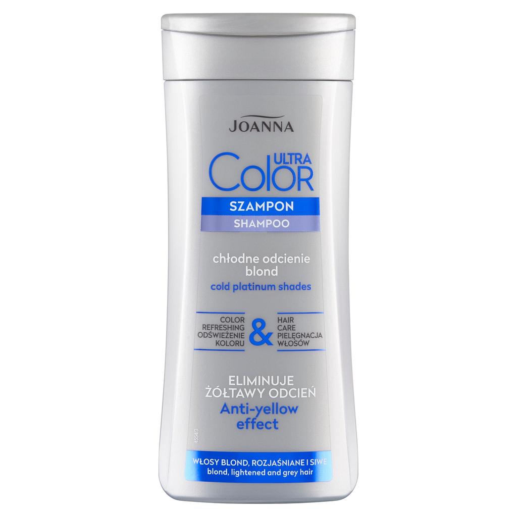 Joanna Ultra Color Shampoo For Bleached And Gray Hair, Eliminating
