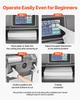 Electric Paper Cutter, Metal Programmable Paper Cutter Machine, 457 mm Cutting Width, 58 mm Cutting Thickness, Electric Hydraulic Guillotine Trimmer