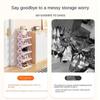 Folding Shoe Rack Multi Layers Shoe Organizer Space Saving Shoe Shelf Home Foldable Shoes Cabinets Simple Shoe Storage Rack