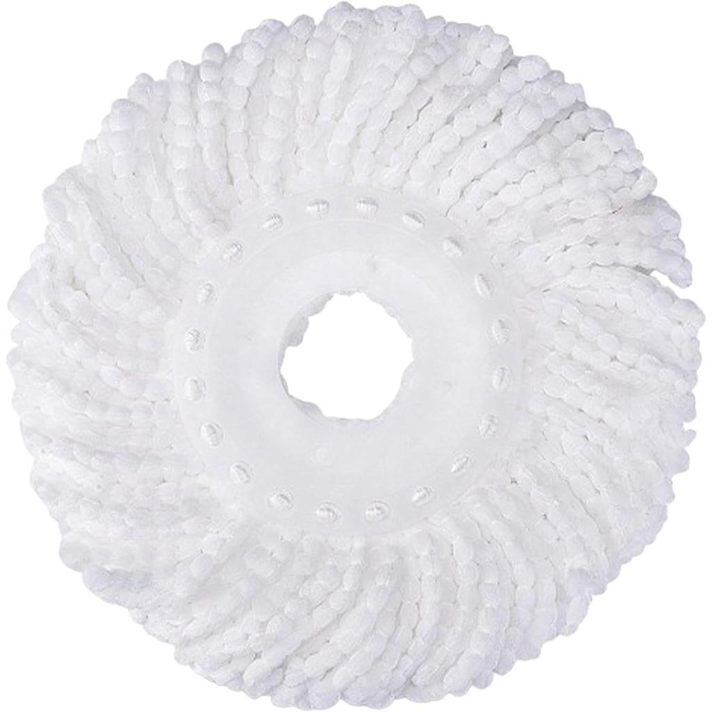 Set di 3 Teste di Ricambio per Mop Rotante 360° – Microfibra Super Assorbente, Lavabile in Lavatrice – Compatibile con la Maggior Parte dei Mop