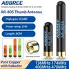 Антенна для рации Abbree Ar-805 Plus Ar-805S, SMA-Female, Высокоэффективная, Двухдиапазонная, Для Uv-5R Ar-152 Pro Uv-21 Pro, Любительское радио