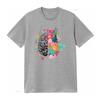 Colorful Floral Unisextal Health Matters Slogan Print Casual T Shirt vintage Washed graphic Versatile designer clothes
