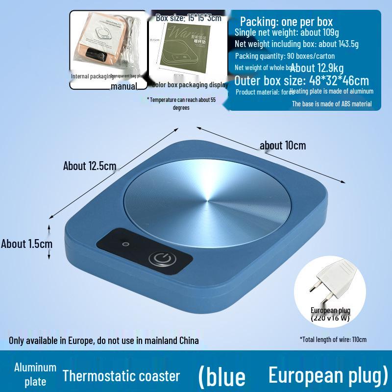 Умная подогреваемая подставка: Чашка с контролем температуры 55° и подогреватель молока