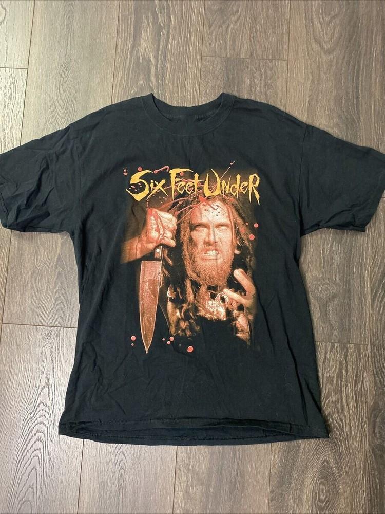Six Feet Under 1999 Vintage Band T-Shirt Unisex Cotton Tee S-4XL Unisex T-Shirt