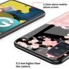 Стеклянный чехол для Samsung Galaxy A52 A71 A50 A51 A70 A21s A31 A72 A10 A12 A30 A22 5G чехол для телефона Cherry Blossom Flower Initial