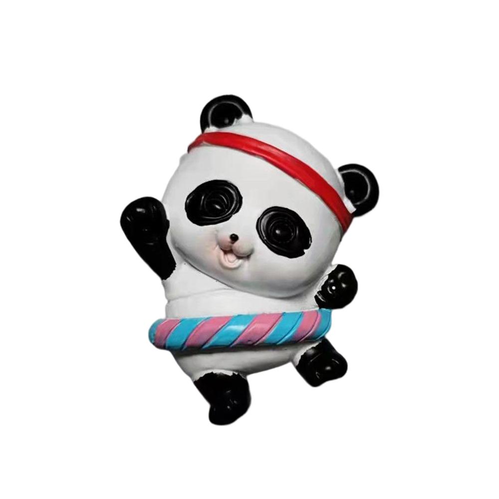 Несколько стилей, дополнительный мультфильм, новая милая панда, личность, креативный дизайн, наклейки на холодильник из смолы, украшение для кухни