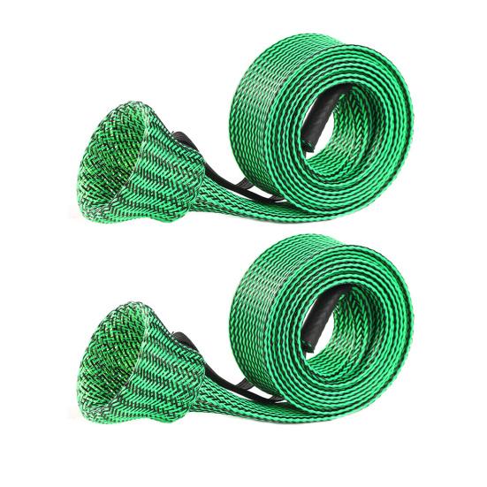 2 шт., 3 см x 170 см, рукав для удочки со шнурком, эластичная дышащая сетка из ПЭТ, легкая складная защита для удочки, аксессуары для рыбалки