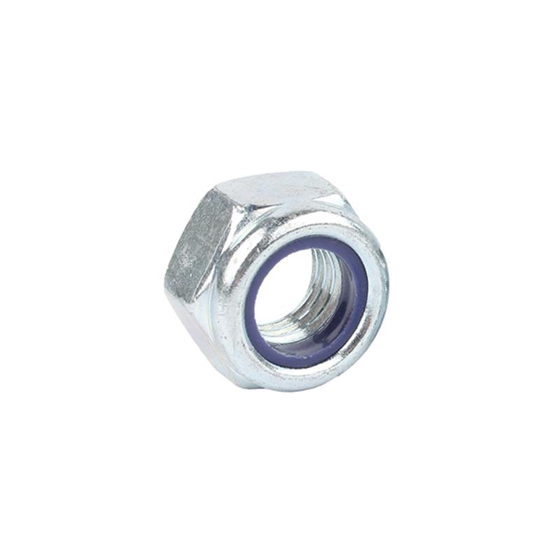 Grade 8 Carbon Steel Nylon Insert Hex Lock Nut
