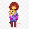 Genocide Frisk Bad End Friends Undertale Flowey Iron On Heat Transfer Printing Patches Sticker Washable For Tshirts Clothing DIY Stickers Appliques
