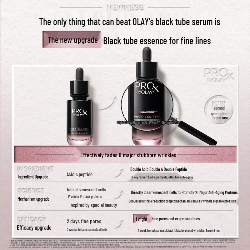Olay ProX Black Tube Anti-Aging Firming Essence 30ml