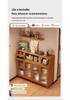 Vintage Sideboard Cabinet with Integrated Storage for Kitchen, Living Room, or Coffee and Tea Essentials