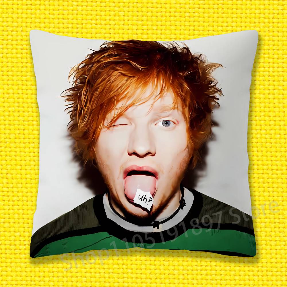 Чехол на декоративную подушку E-Ed Sheeran Play для 55x55см 40x40см 45x45см 50x50см 30x30см Квадратный Чехол на офисную подушку