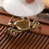 Handmade Crab Small Statue Solid Crab Miniatures Creative Crab Ornaments Desk Decor