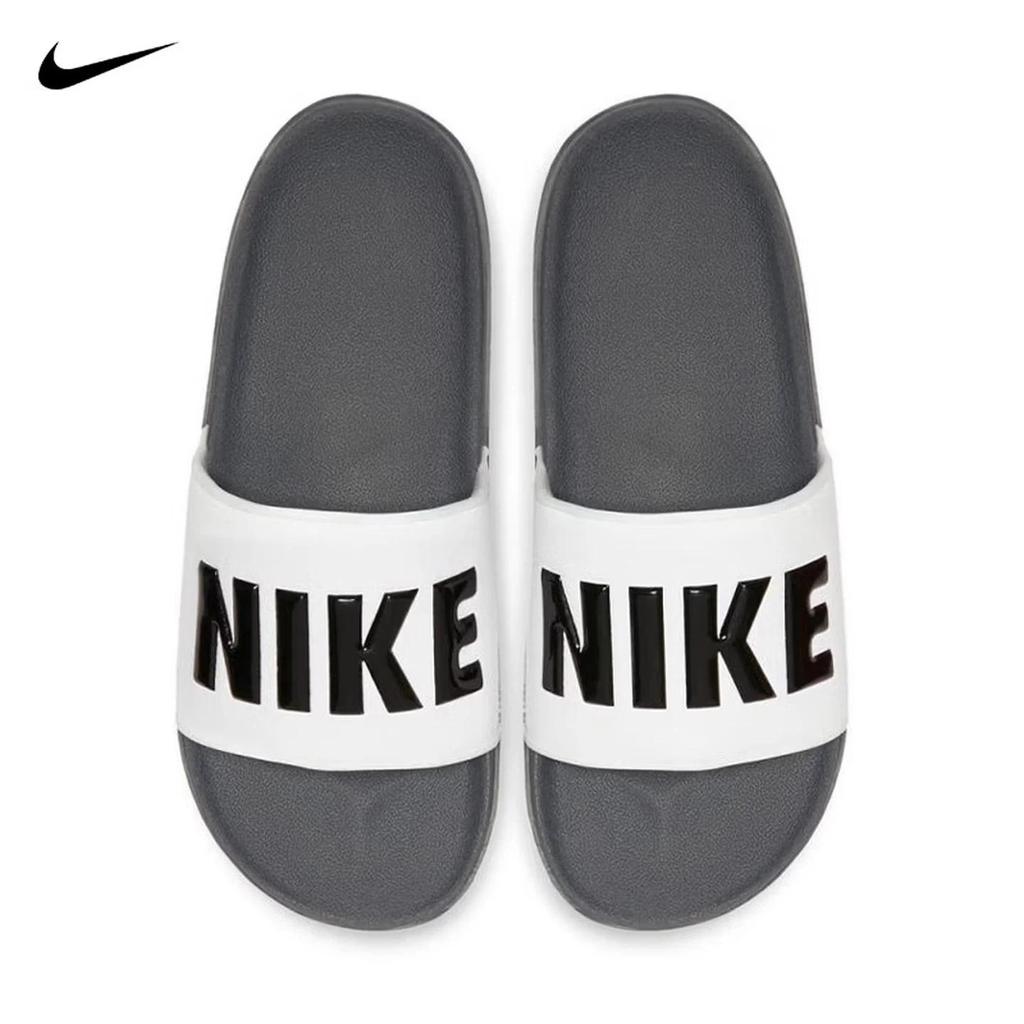 Nike Повседневная обувь для мужчин, Сабо OFFCOURT BQ4639-001, Бело-черные