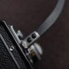 Ремень для камеры Rolleiflex Crab Claw Стильный итальянский шейный CAM3365 cam-in (Зеркальный фотоаппарат с двумя объективами) - Ремешок, Кожа, Ремешок, Черный,