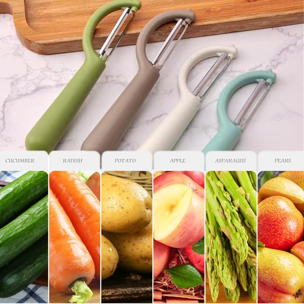 Овощечистка многофункциональная картофелечистка острое лезвие из нержавеющей стали кухонная овощечистка удобная ручка фруктовая овощечистка подходит для кухни