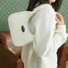 Champion Twisted Underarm Bag Script Logo Enamel Tag Pleated Hair Tie Shoulder Strap Casual Versatile Synthetic Leather Shoulder Bag Small U4AACPU14