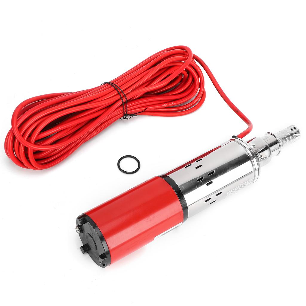 Солнечный водяной насос с электроприводом, винтовой погружной насос, высота подъема 50 метров, 1,5 м/ч, DC24V