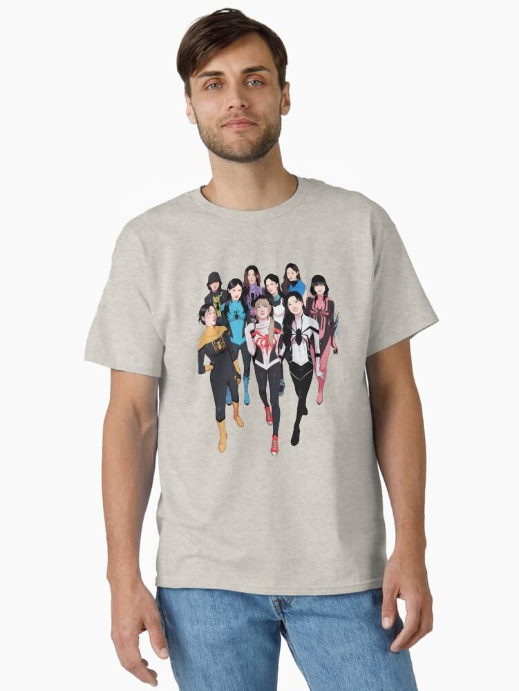 Spider-TWICE group unmasked version Classic T-Shirt