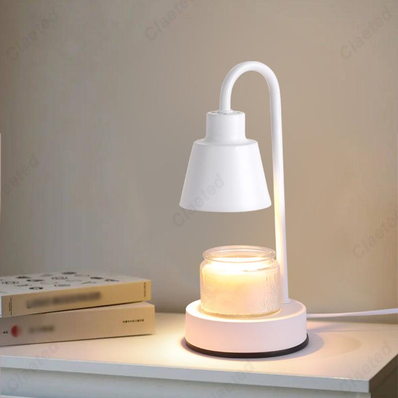 JOYBLISS Electric Candle Melting Table Lamp Retro Candle Heating Lamp Safe Candle Melt Warmer Light Dimming Switch for Bedroom Decoration