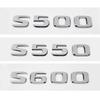 3D Letter Car Emblem Rear Trunk Badge Sticker Decal for Mercedes Benz S300L S320L S500L S500 S550 S600L S600 S650 S Class QN1