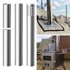Diameter 6CM Chimney Pipes Stainless Steel Stove Pipes Flue Extension Tube  Tents