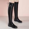 Women's Flat Over-the-Knee High-Top Tassel Boots for Autumn/Winter, Korean Style